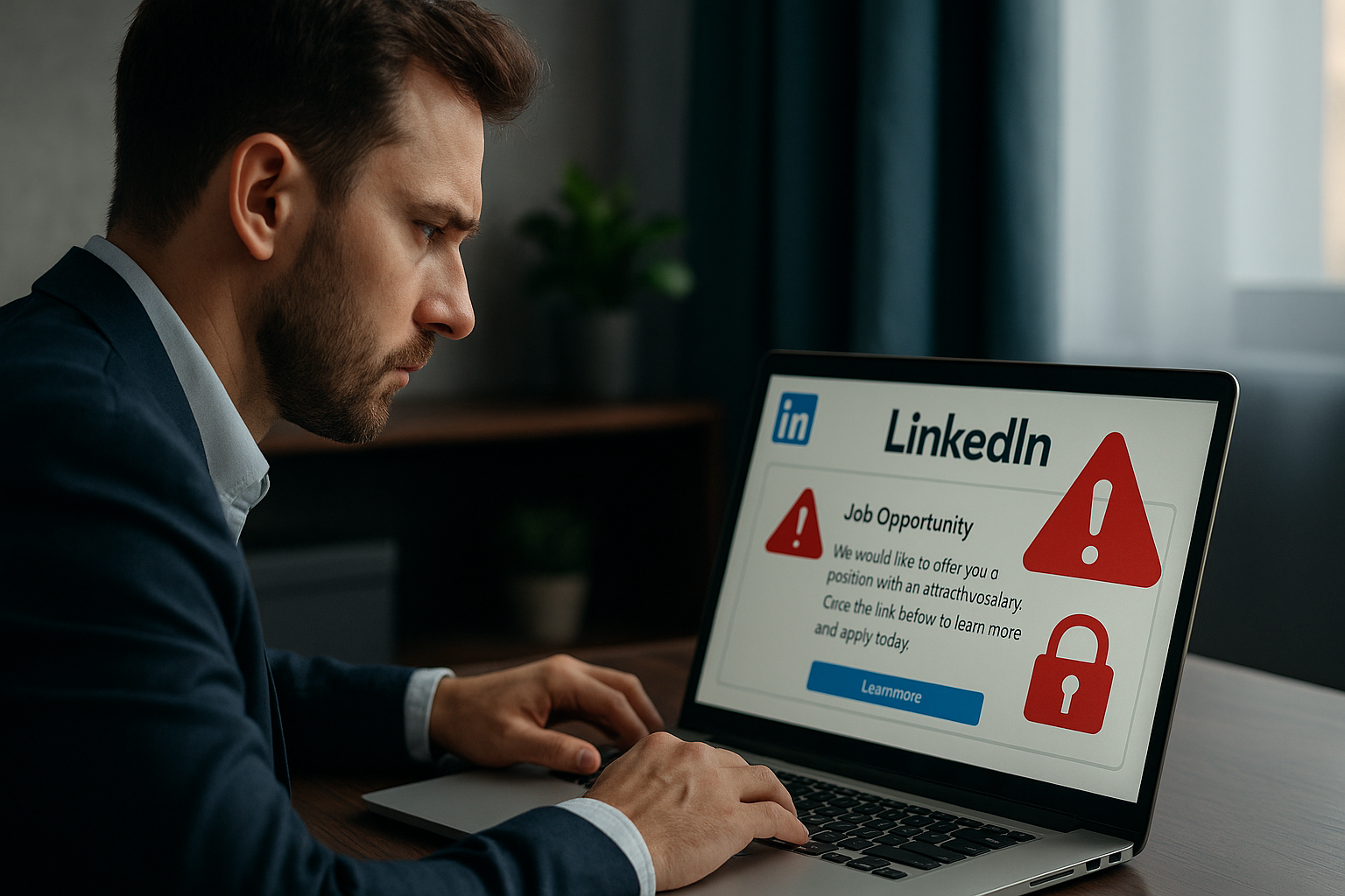 Fraudes laborales en LinkedIn: cómo detectarlos y protegerte