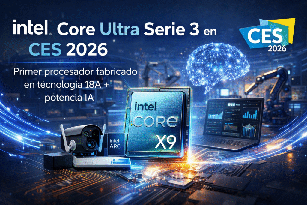 Intel Core Ultra Serie 3 utilizado en robótica y aplicaciones industriales Edge con certificación 24x7