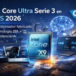 Intel Core Ultra Serie 3 debuta en CES 2026 como el primer procesador fabricado en 18A y acelera la era del PC con IA