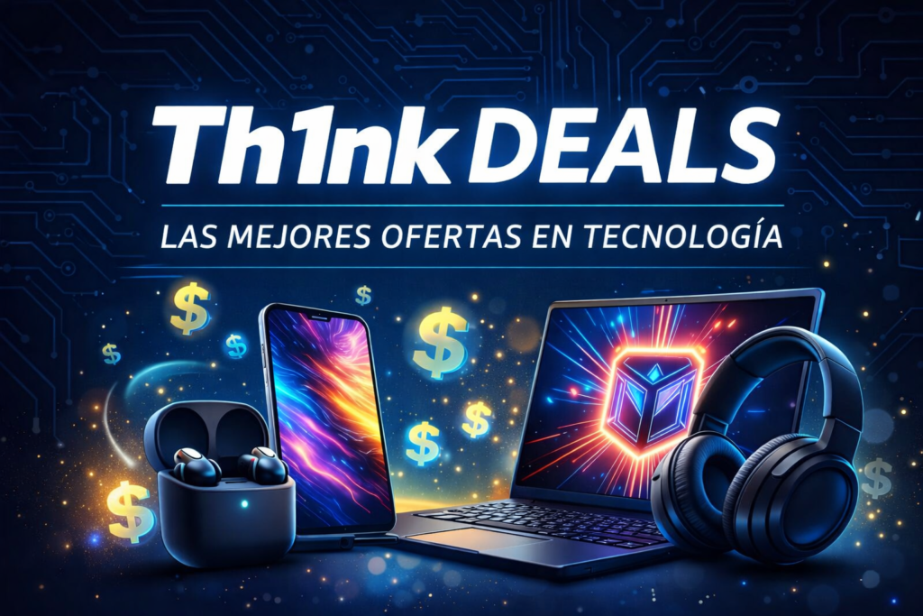 Ofertas de tecnología en Th1nk Deals con celulares, audífonos y laptops al mejor precio en Mercado Libre