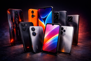 celulares baratos que sí valen la pena 2026 varios smartphones juntos en oferta th1nk deals