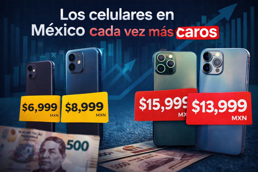 comparacion celulares antiguos vs nuevos precio aumento
