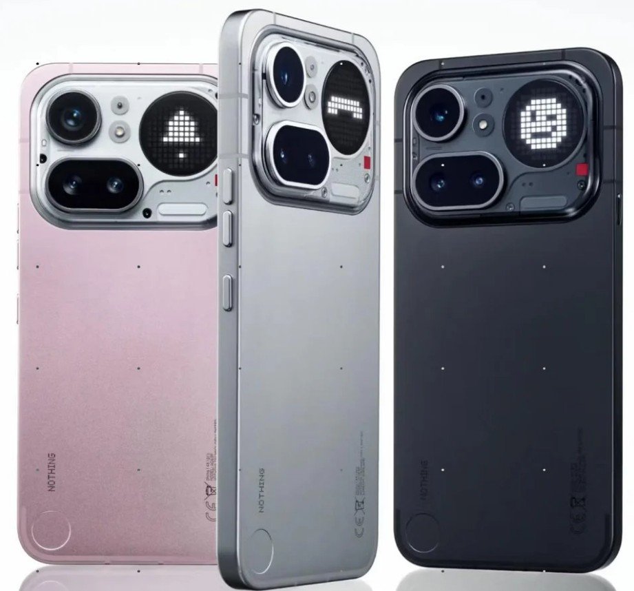 Nothing Phone 4a Pro con diseño transparente y luces Glyph