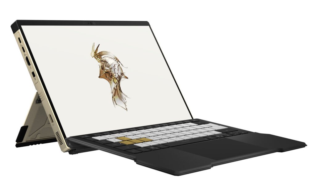 Diseño de la tablet gamer ROG Flow Z13 con inspiración en Ludens