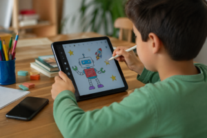gadgets niños tablet creatividad dibujo