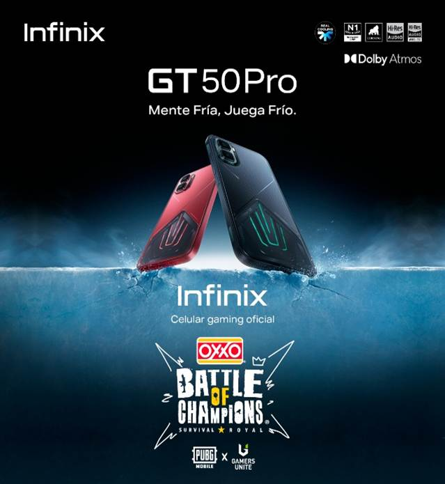 celular gaming diseno trasero sistema visible