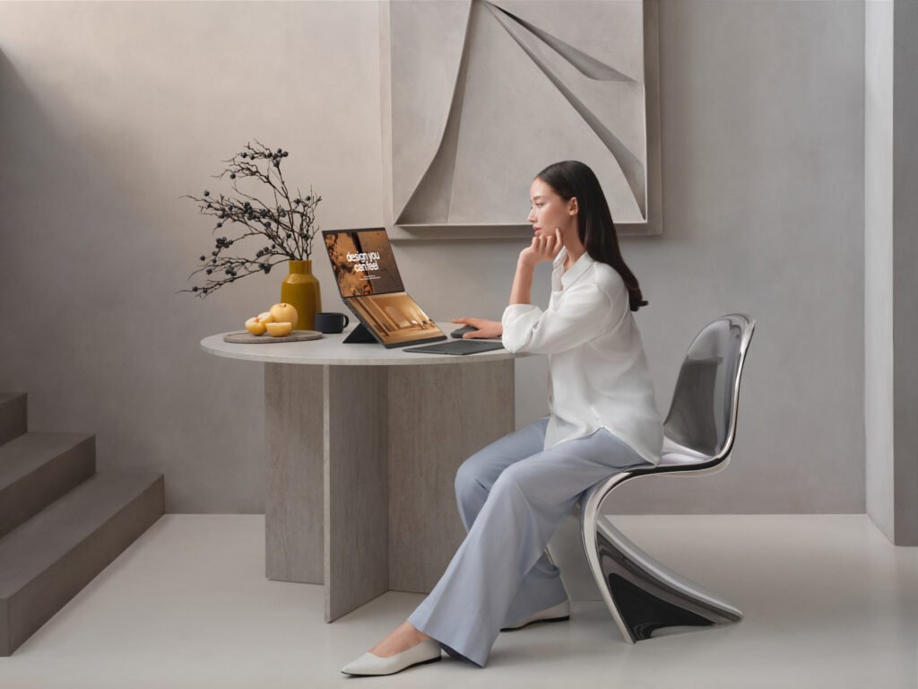doble pantalla Zenbook DUO trabajo multitarea