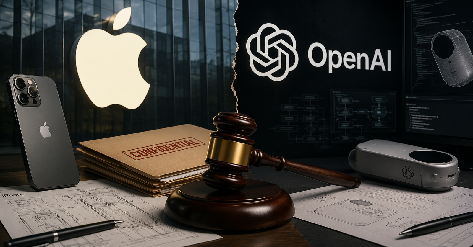 Apple acusa a OpenAI de construir su hardware con presuntos secretos del iPhone