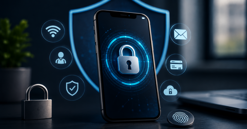 seguridad celular en smartphone con protección digital