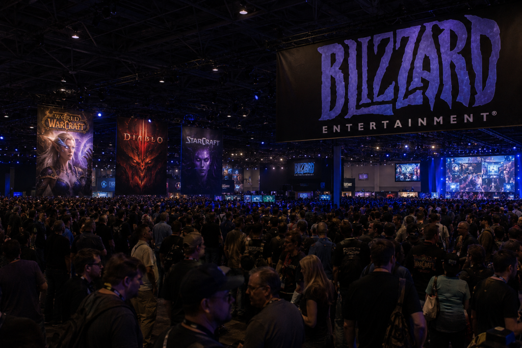 Convención de Blizzard Entertainment durante su etapa de mayor crecimiento e influencia en la industria de los videojuegos.
