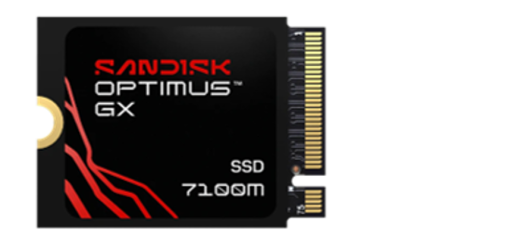 Sandisk Optimus GX 7100M SSD en formato compacto
